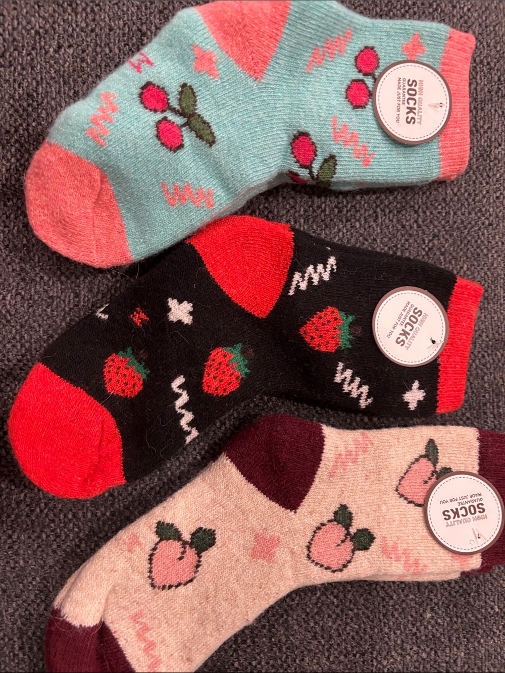 ANTSANG Kids Merino Wool Hiking Socks - Picture 3 of 3